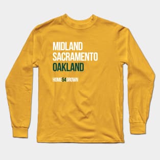 "Homegrown Series" Oakland: Sonny (Gold) Long Sleeve T-Shirt